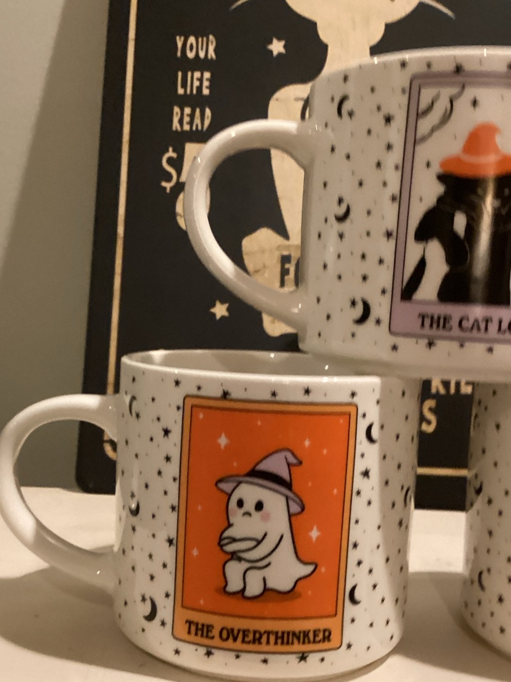 Set of 3 Tarot Card Inspired Halloween Mugs ๐ป - Picture 3 of 5